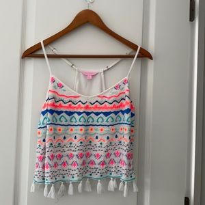 Lilly Pulitzer spaghetti strap too.